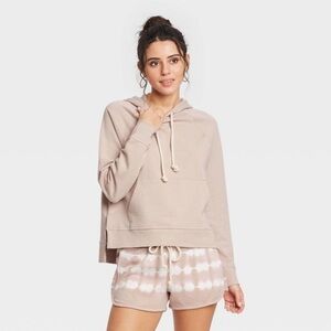 NWT universal thread neutral hooded sweatshirt S